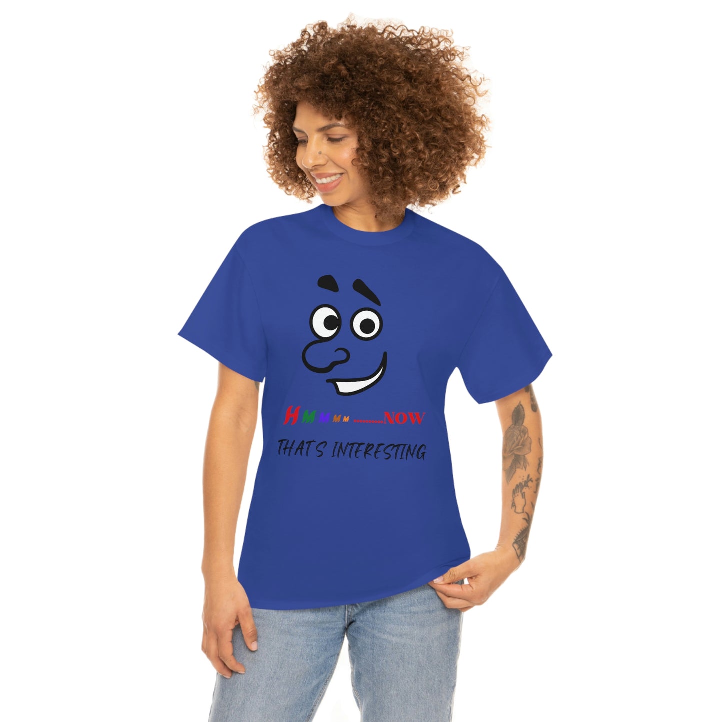 Hmmm... Now That's Interesting Unisex Heavy Cotton Tee