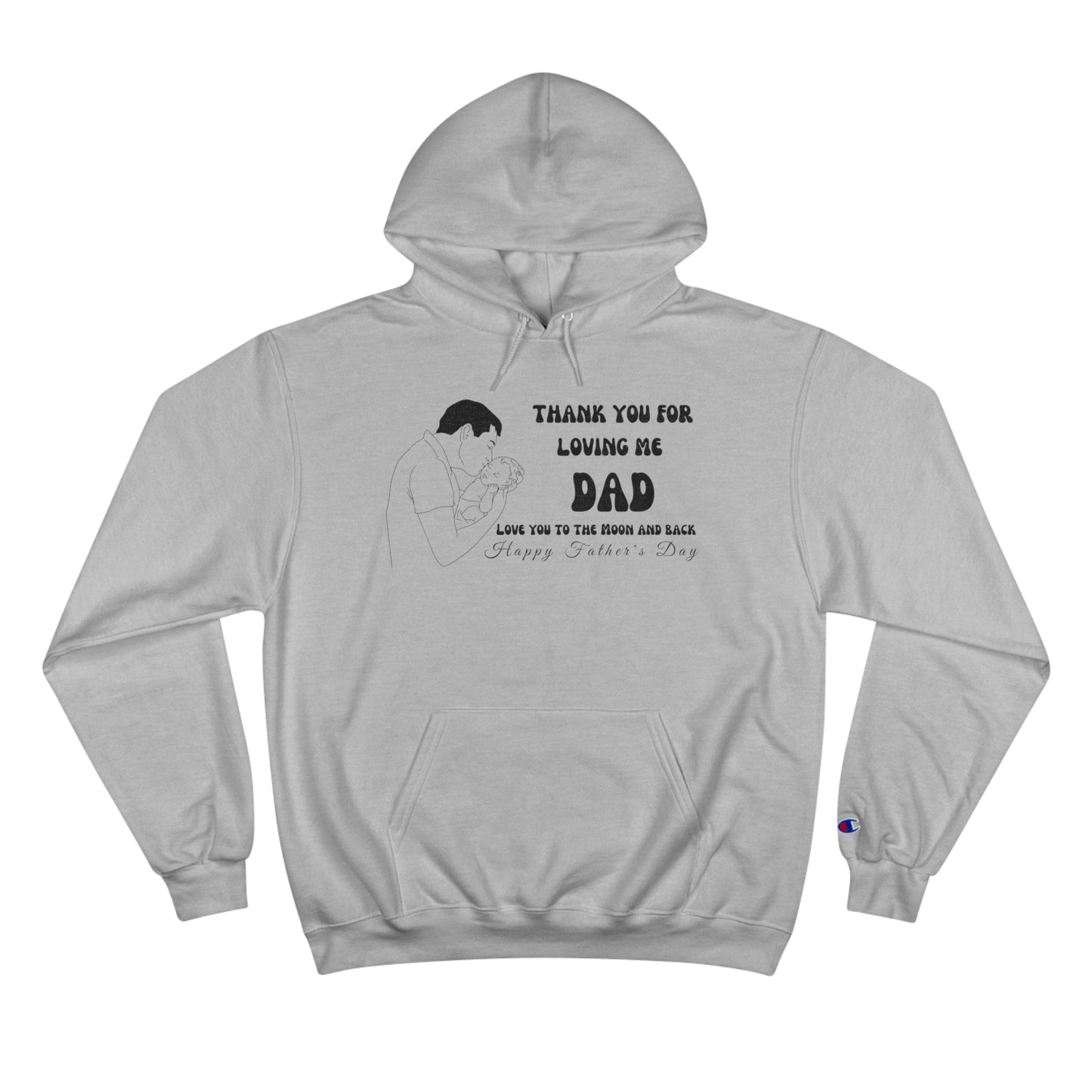 Exotic Print Father's Day Champion Hoodie