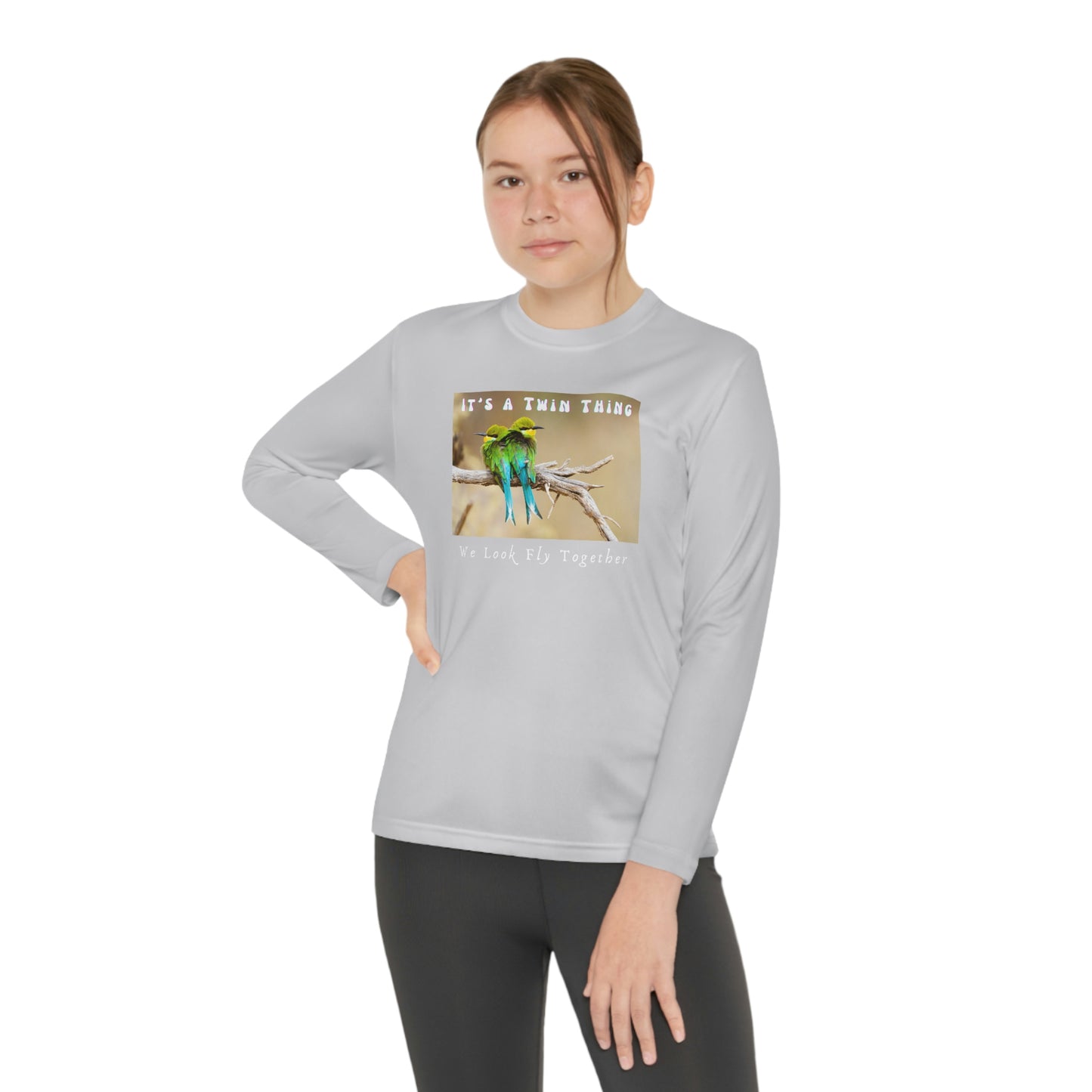 Twin, Youth Long Sleeve Competitor Tee