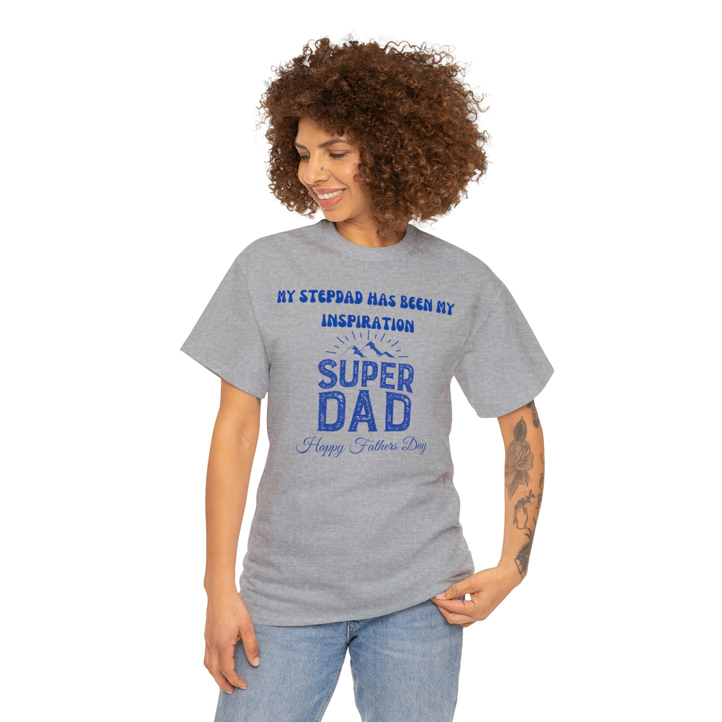 Exotic Print Fathers Day Unisex Heavy Cotton Tee