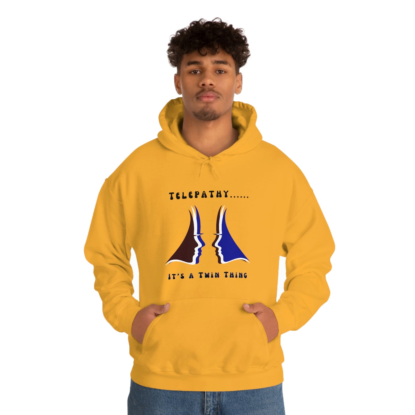 Twin, Unisex Heavy Blend™ Hooded Sweatshirt