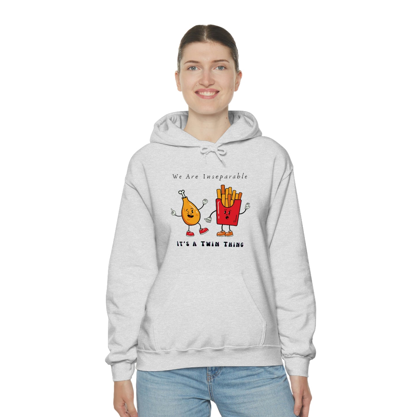 Twin, Unisex Heavy Blend™ Hooded Sweatshirt