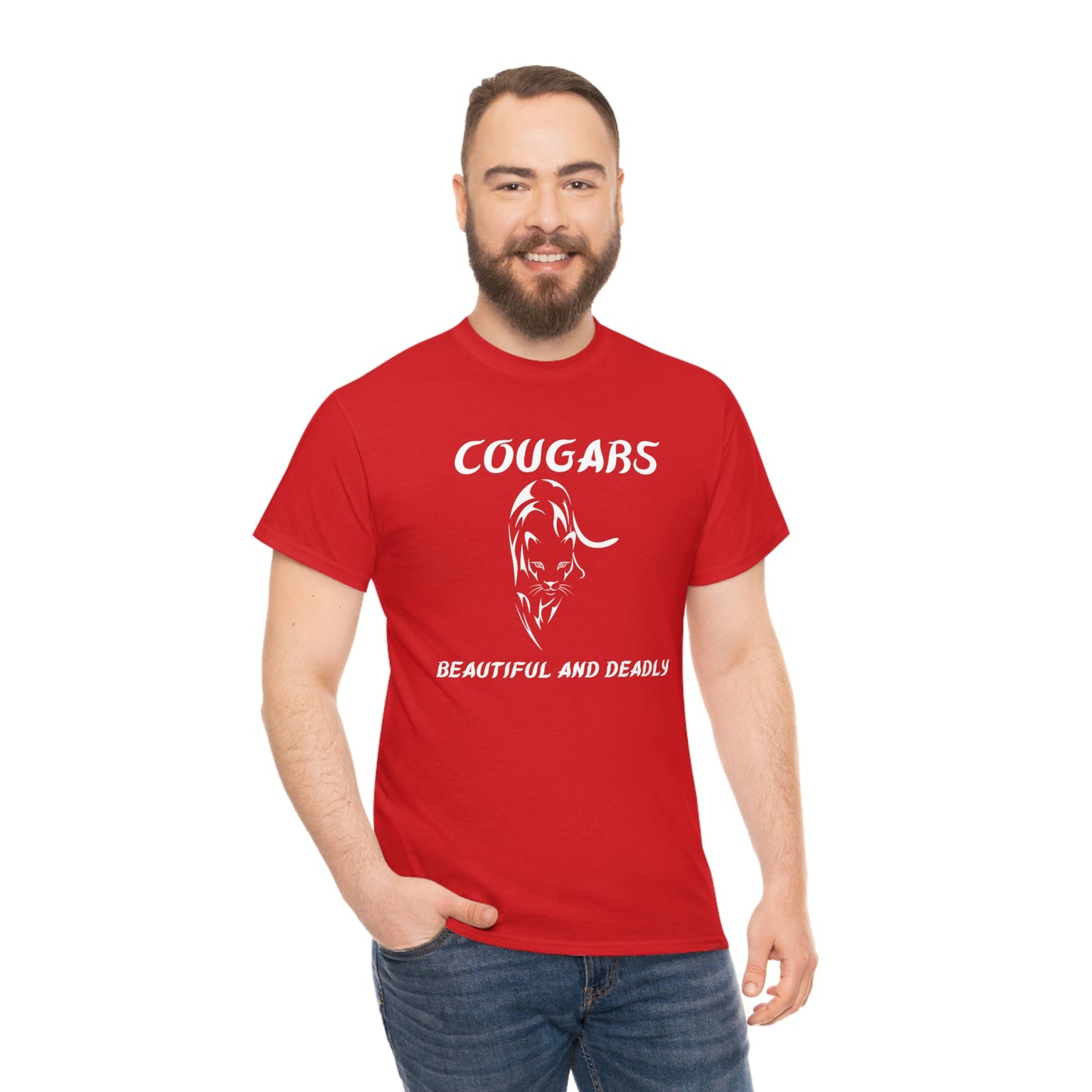 Cougars Unisex Heavy Cotton Tee