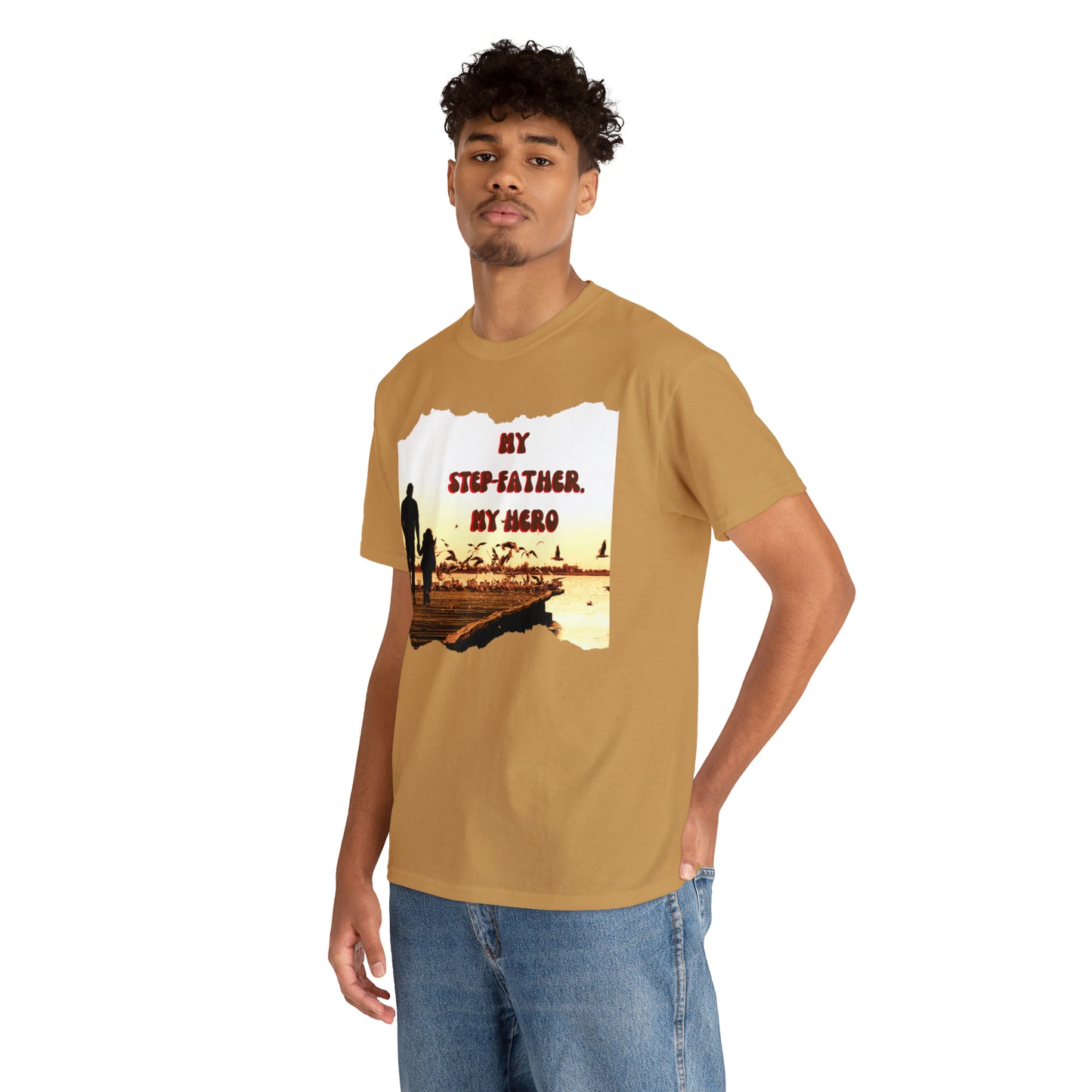 Exotic Print Father' Day Unisex Heavy Cotton Tee