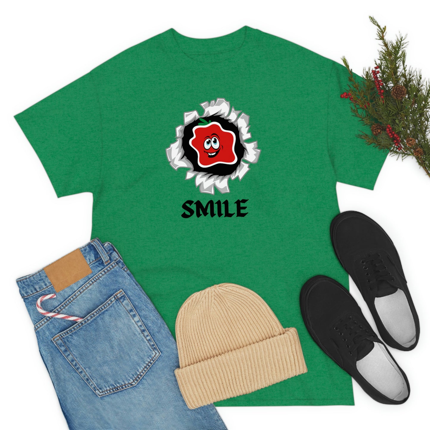 Smile Unisex Heavy Cotton Tee