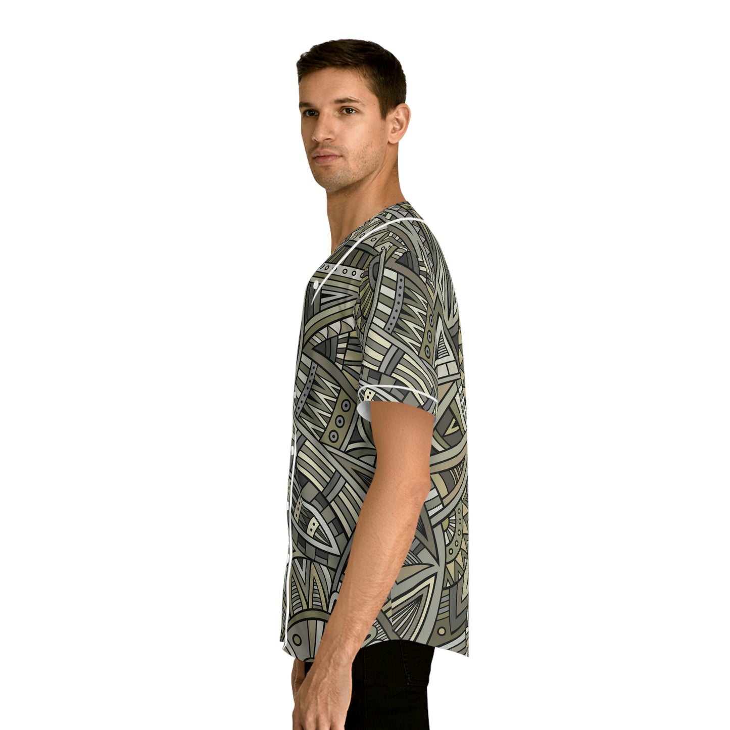 Exotic Print Baseball Jersey