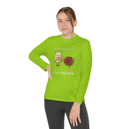 Twin, Youth Long Sleeve Competitor Tee