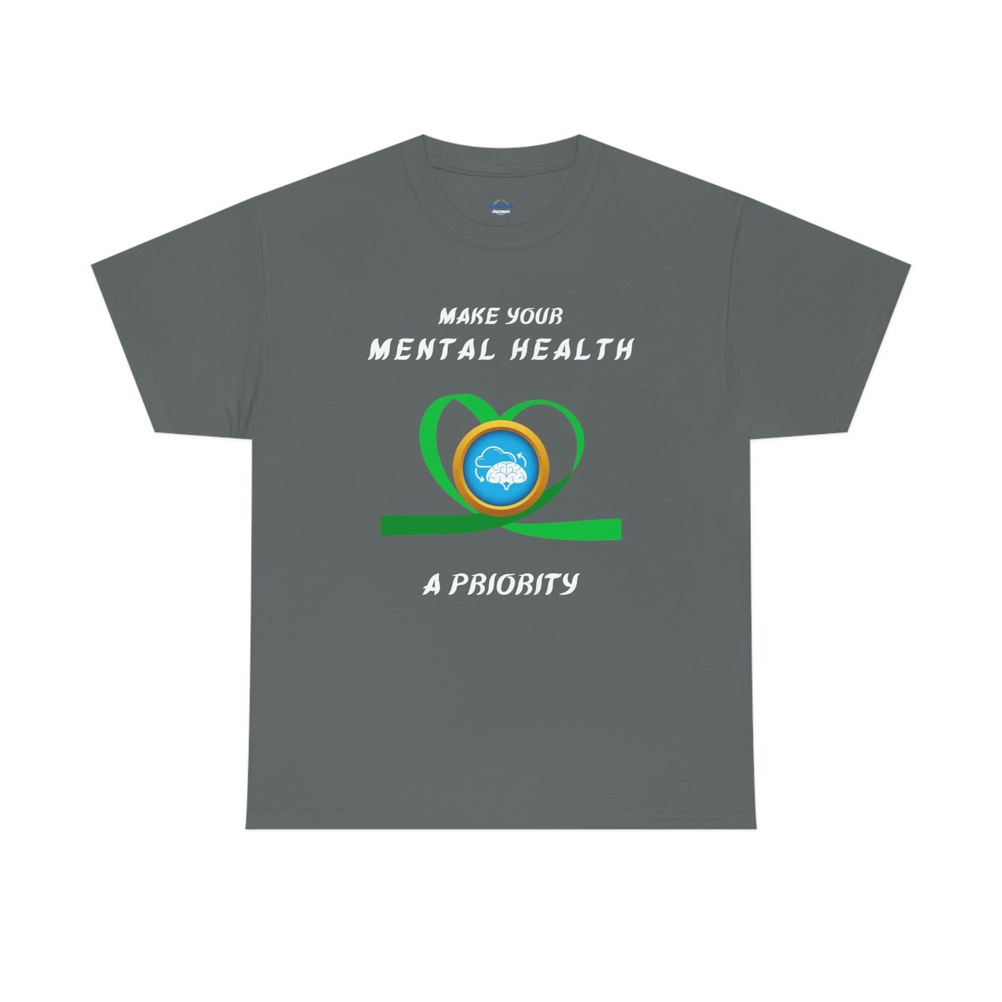 Mental Health A Priority Unisex Heavy Cotton Tee