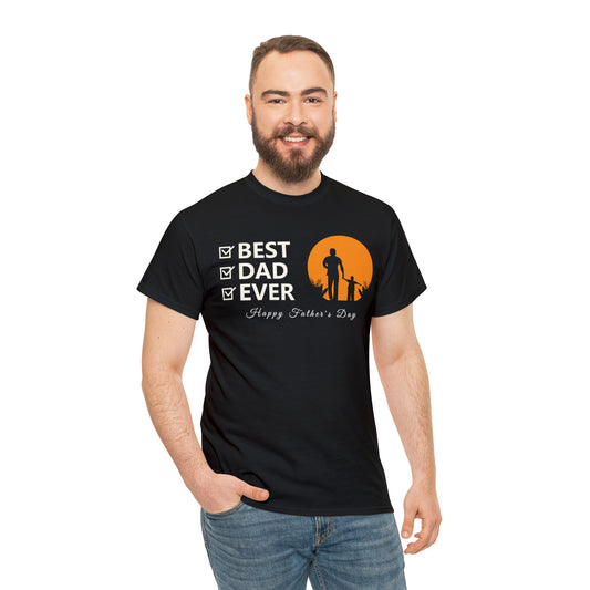 Exotic Print Father's Day Unisex Heavy Cotton Tee