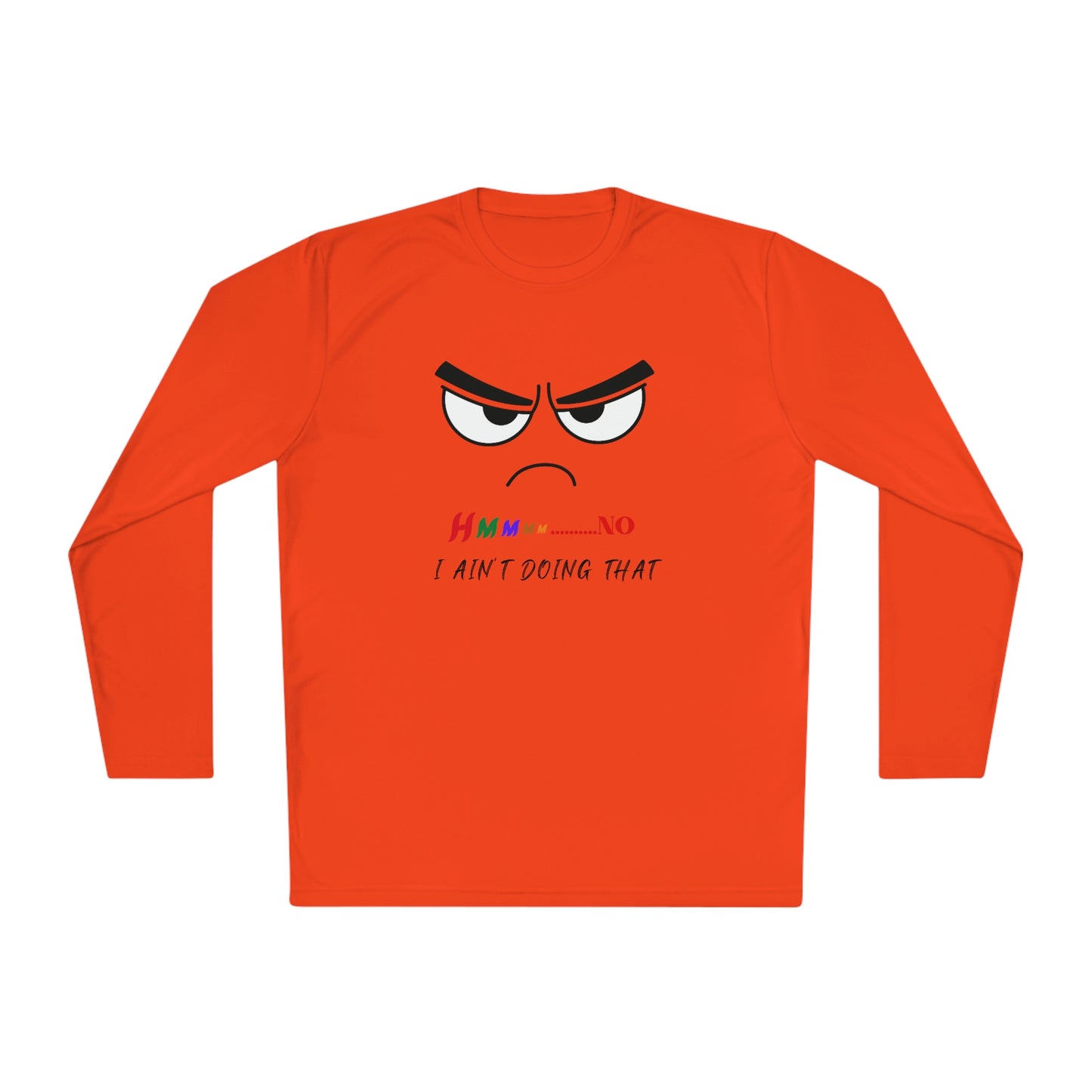 Hmmm, Unisex Lightweight Long Sleeve Tee