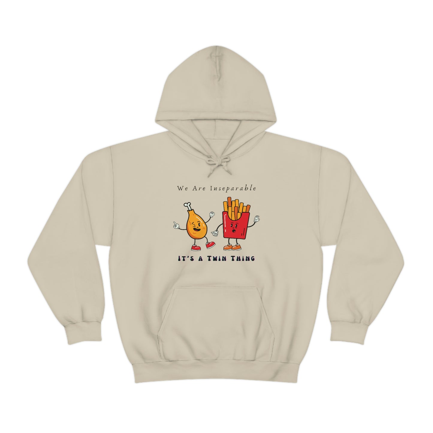 Twin, Unisex Heavy Blend™ Hooded Sweatshirt