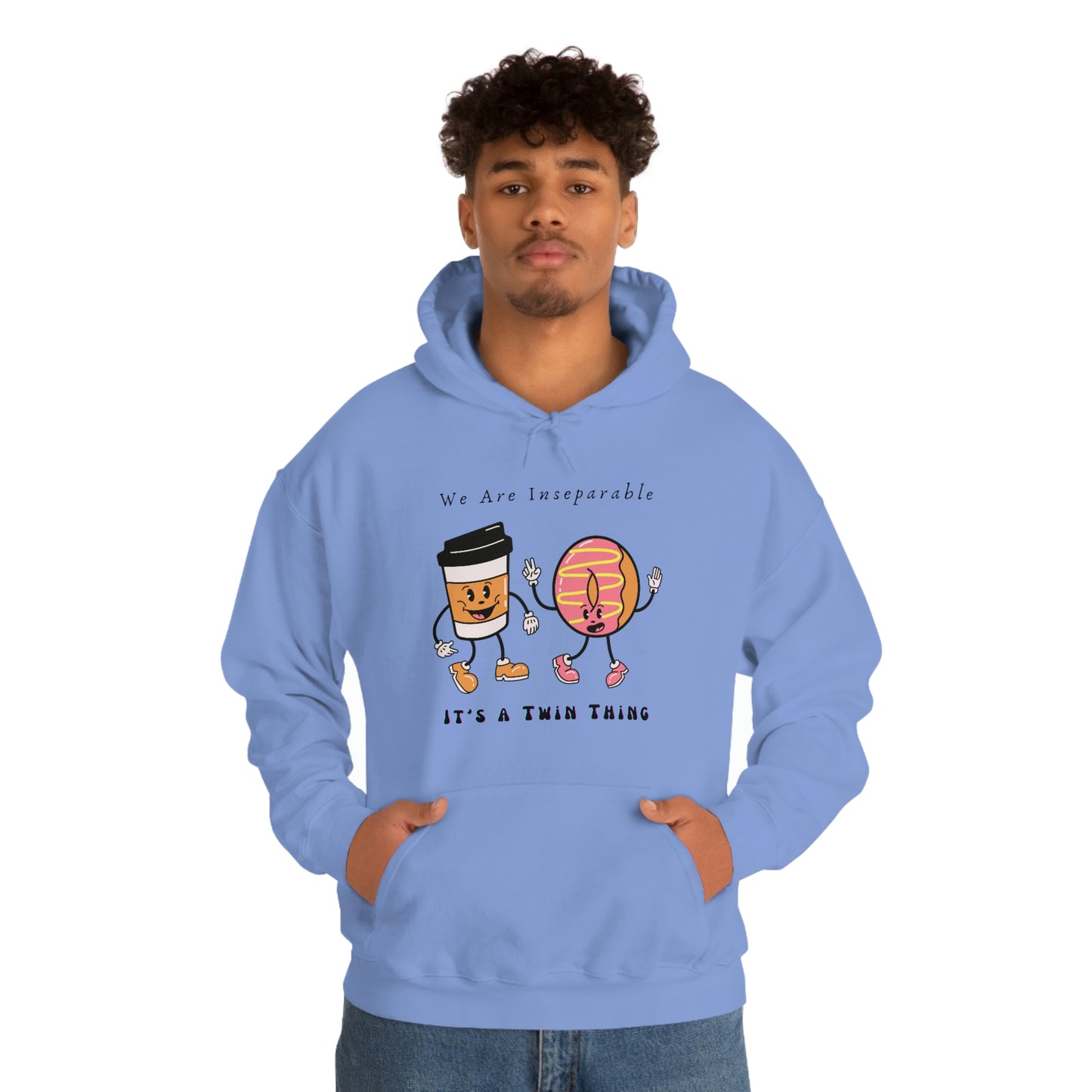 Twin, Unisex Heavy Blend™ Hooded Sweatshirt