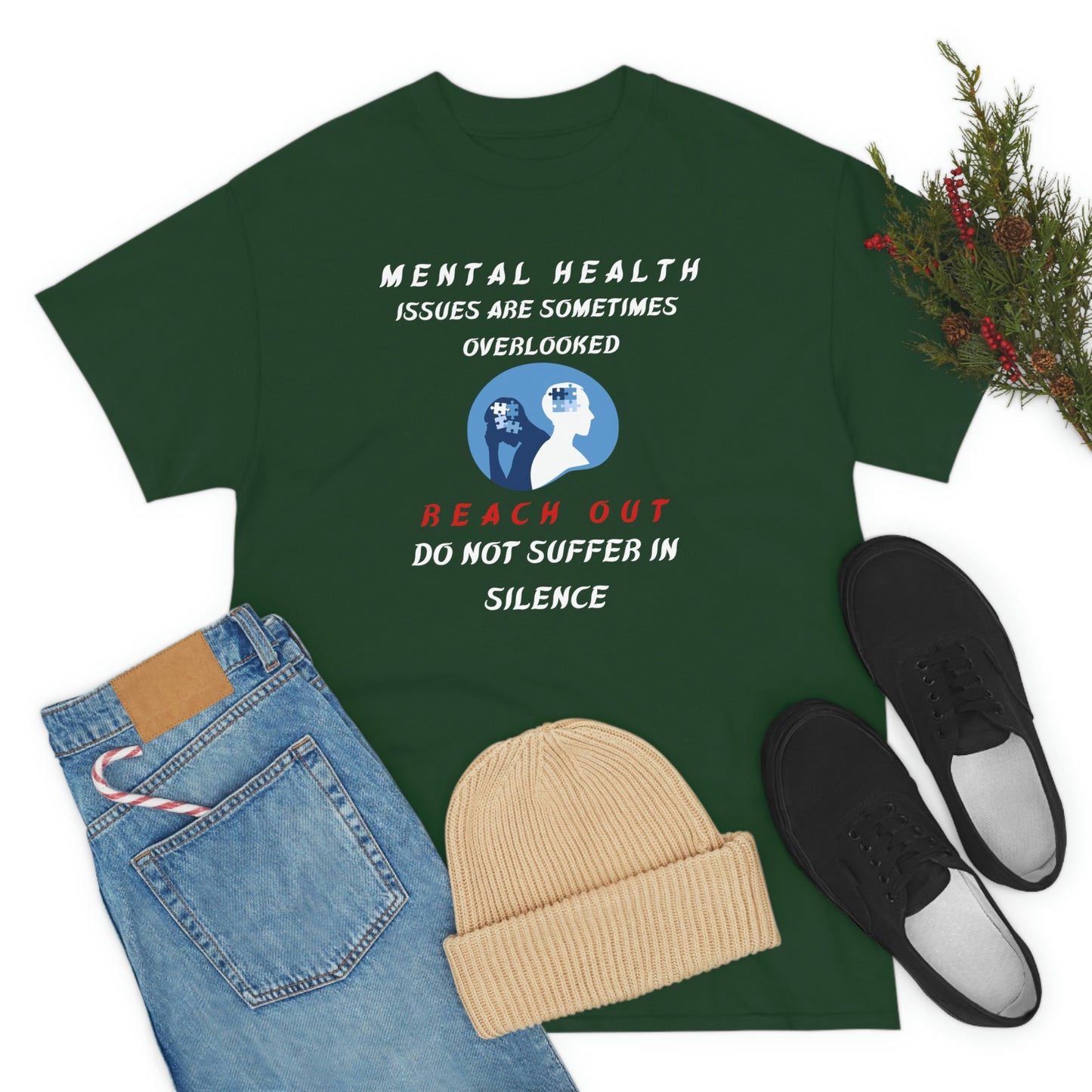 Mental Health Unisex Heavy Cotton Tee