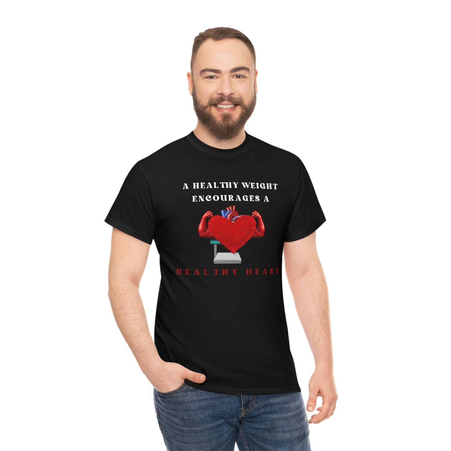 Healthy Heart Unisex Heavy Cotton Tee