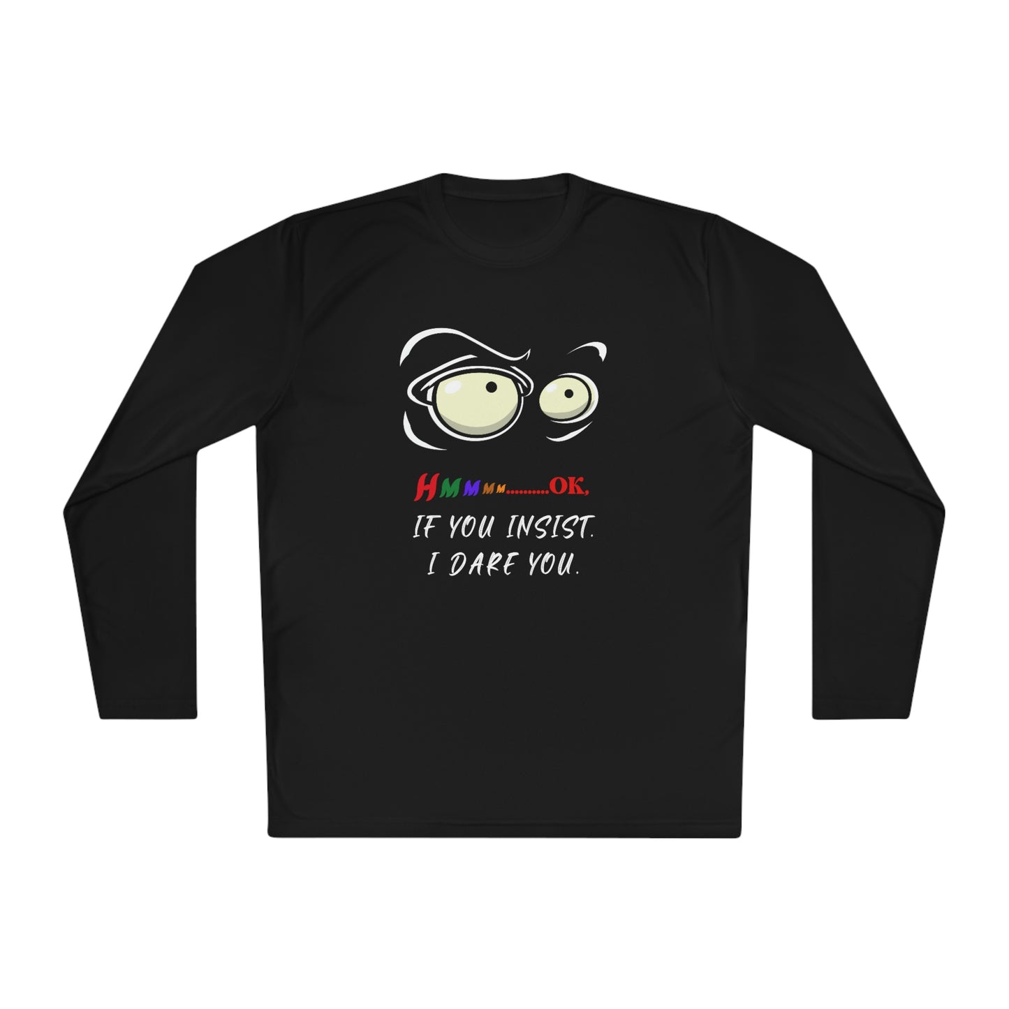 Hmmm, Unisex Lightweight Long Sleeve Tee