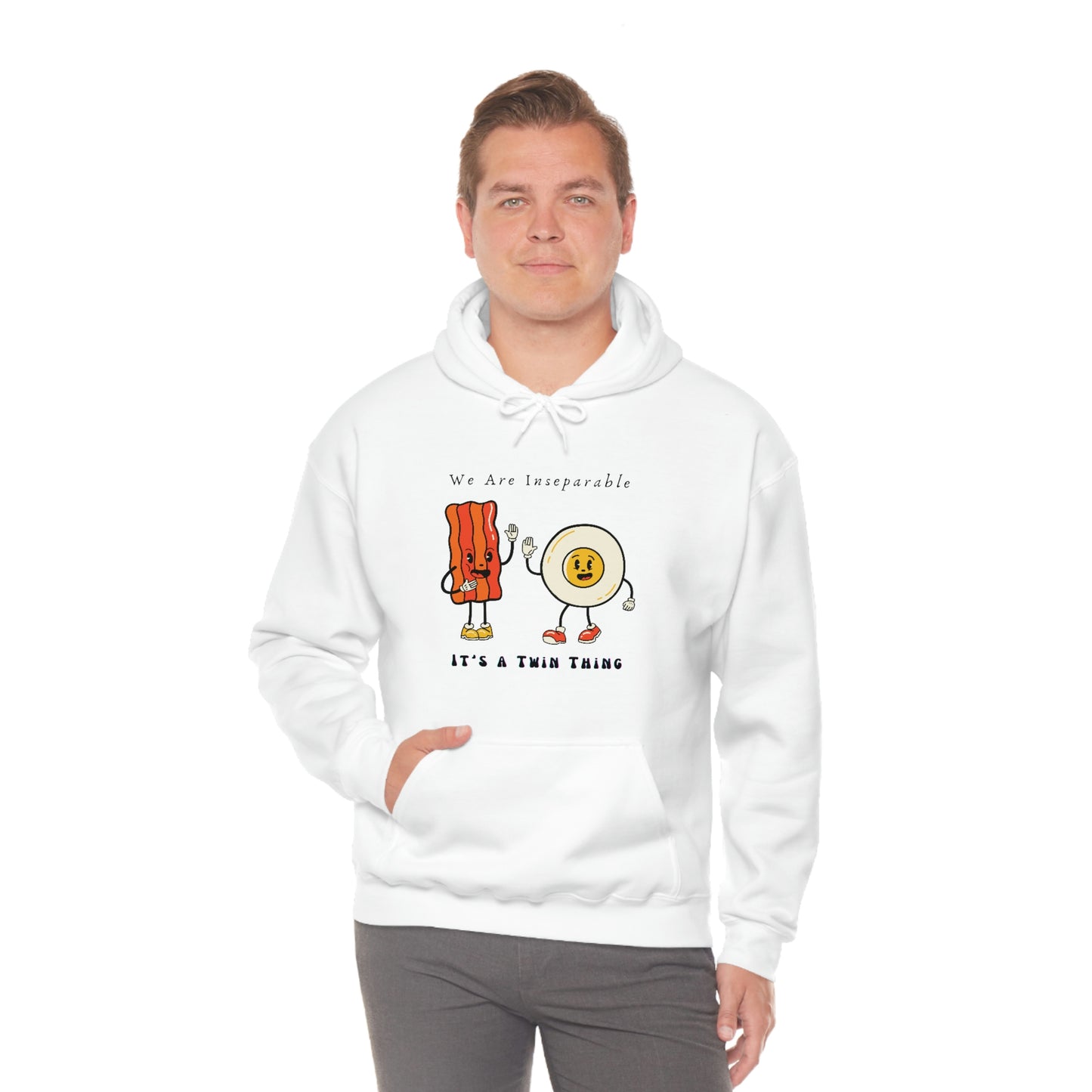 Twin, Unisex Heavy Blend™ Hooded Sweatshirt