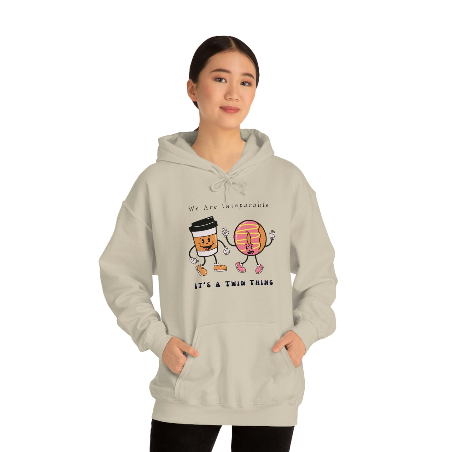 Twin, Unisex Heavy Blend™ Hooded Sweatshirt