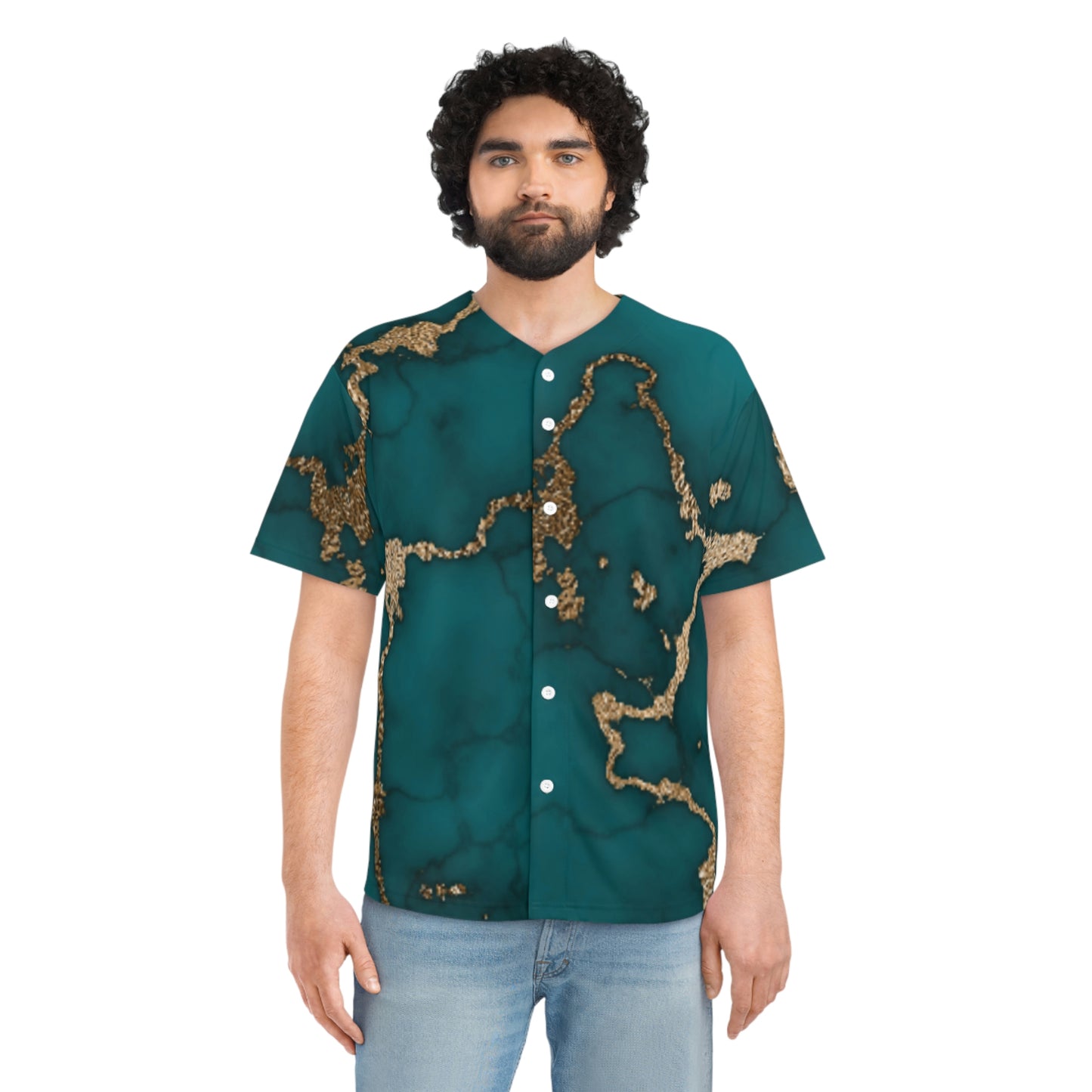 Exotic Print Baseball Jersey