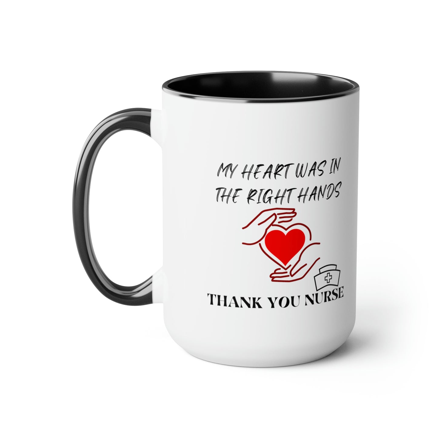 Medical, CVICU, EKG, Two-Tone Coffee Mugs, 15oz