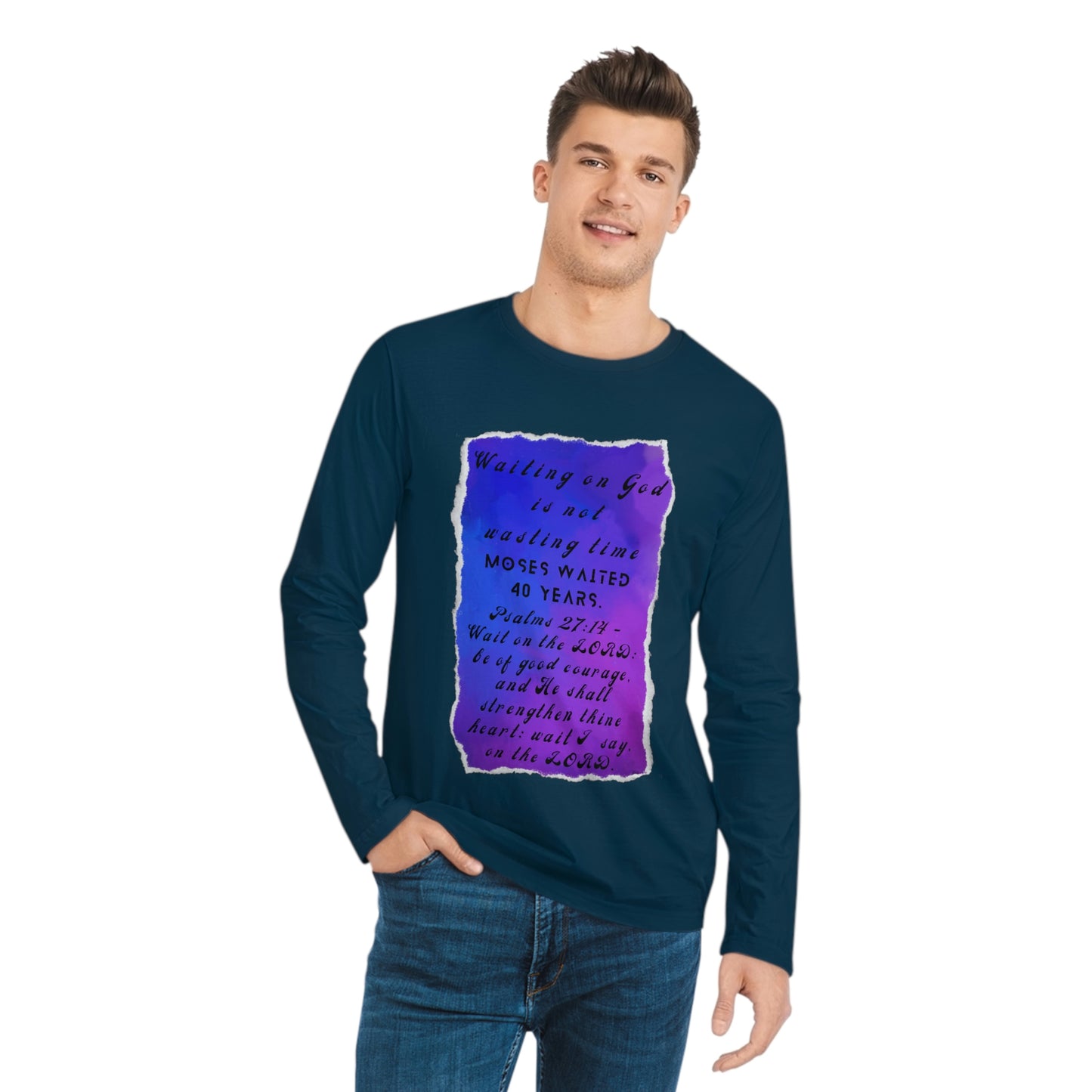 Faith Walkers, Men's Organic Sparker Long Sleeve Shirt