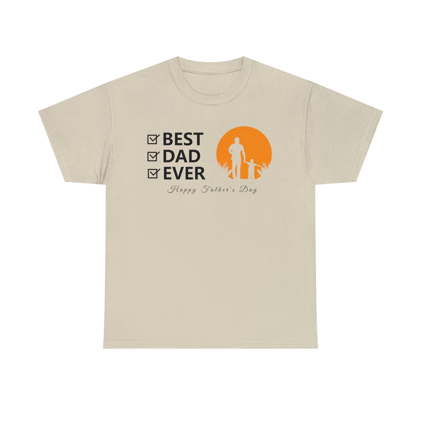 Exotic Print Father's Day Unisex Heavy Cotton Tee