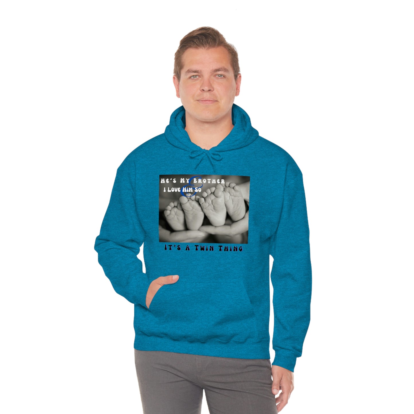 Twin, Unisex Heavy Blend™ Hooded Sweatshirt