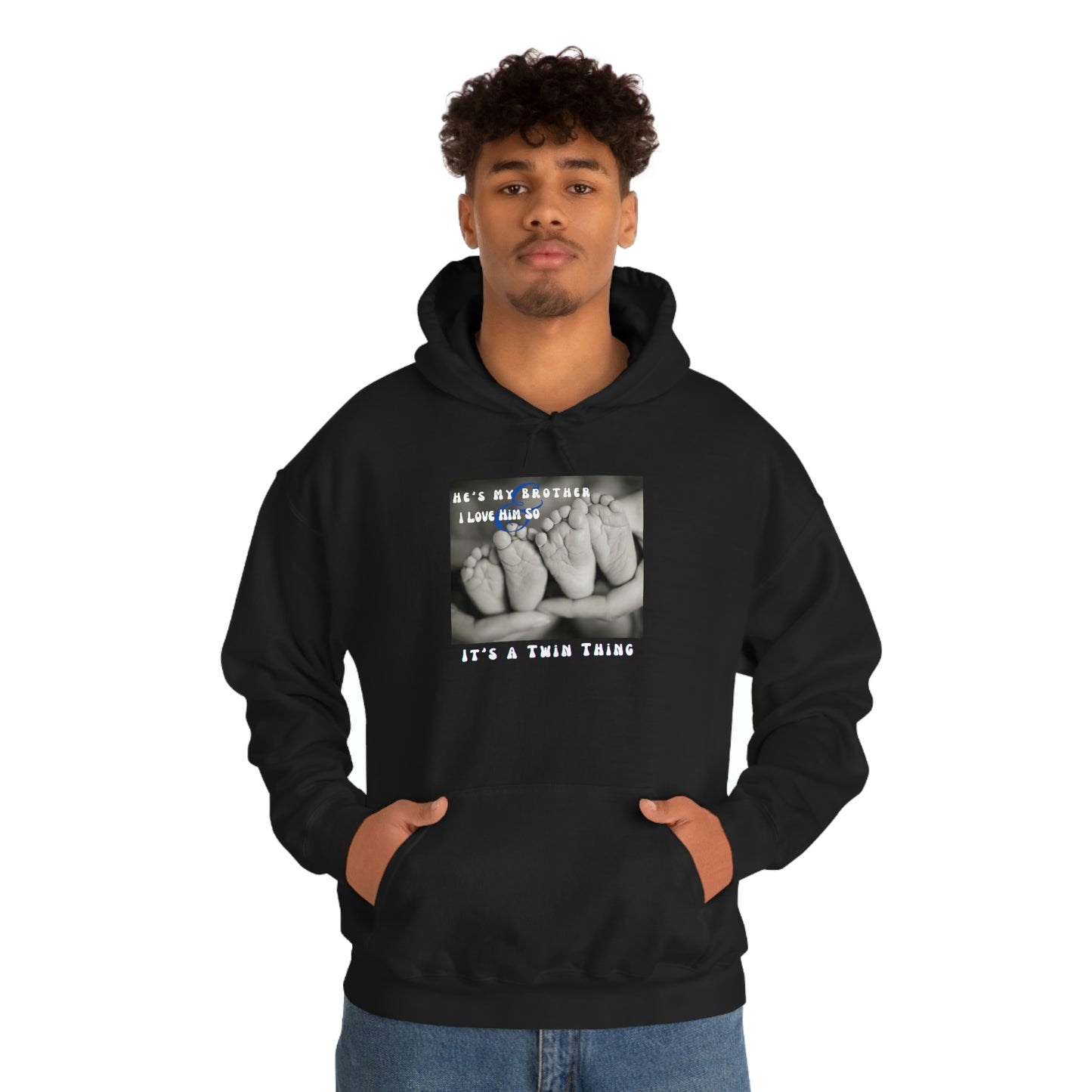 Twin, Unisex Heavy Blend™ Hooded Sweatshirt