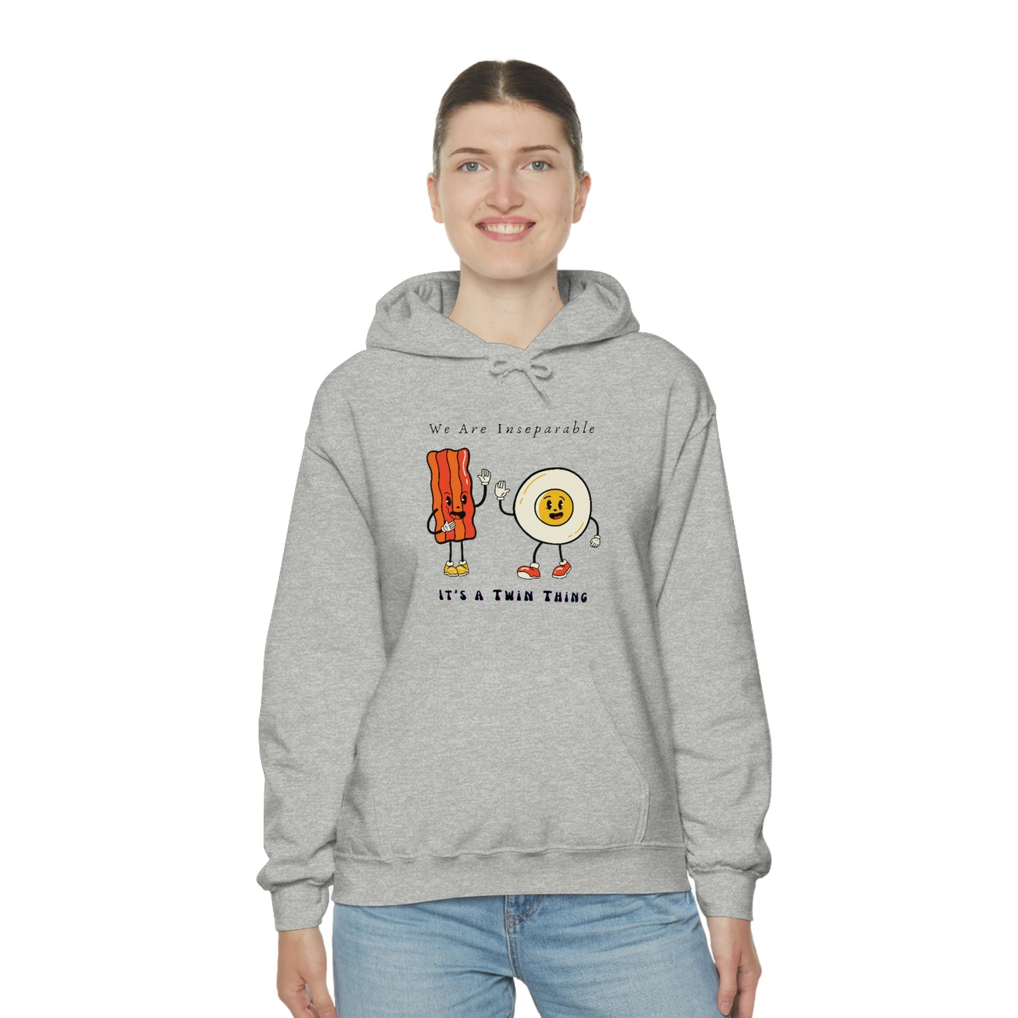 Twin, Unisex Heavy Blend™ Hooded Sweatshirt