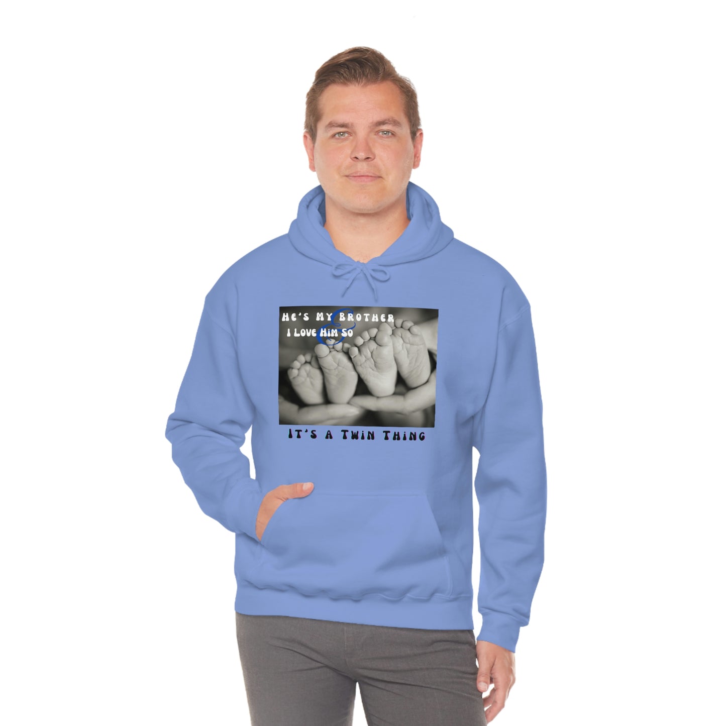 Twin, Unisex Heavy Blend™ Hooded Sweatshirt