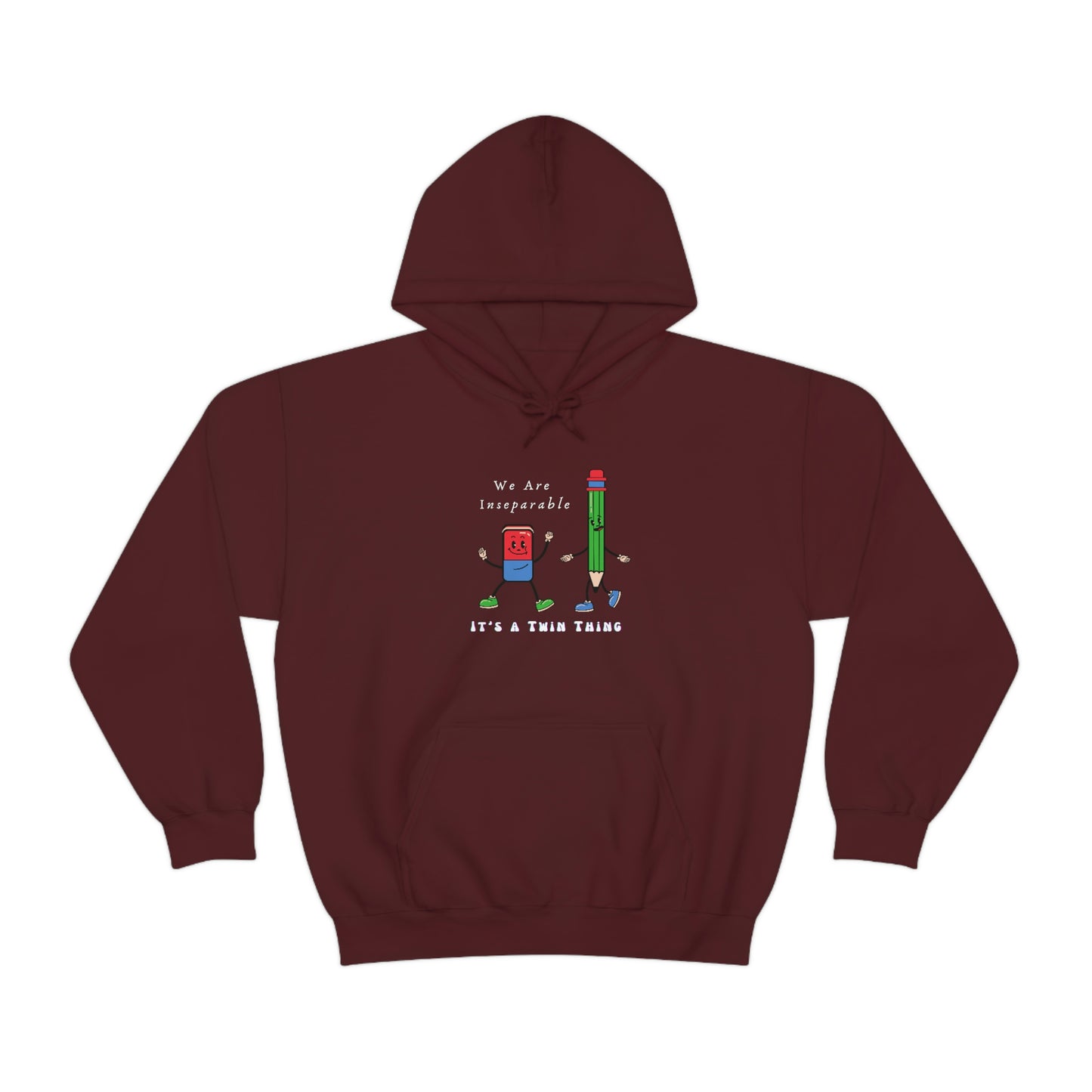 Twin, Unisex Heavy Blend™ Hooded Sweatshirt