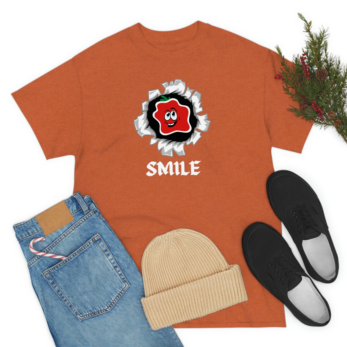 Smile Unisex Heavy Cotton Tee