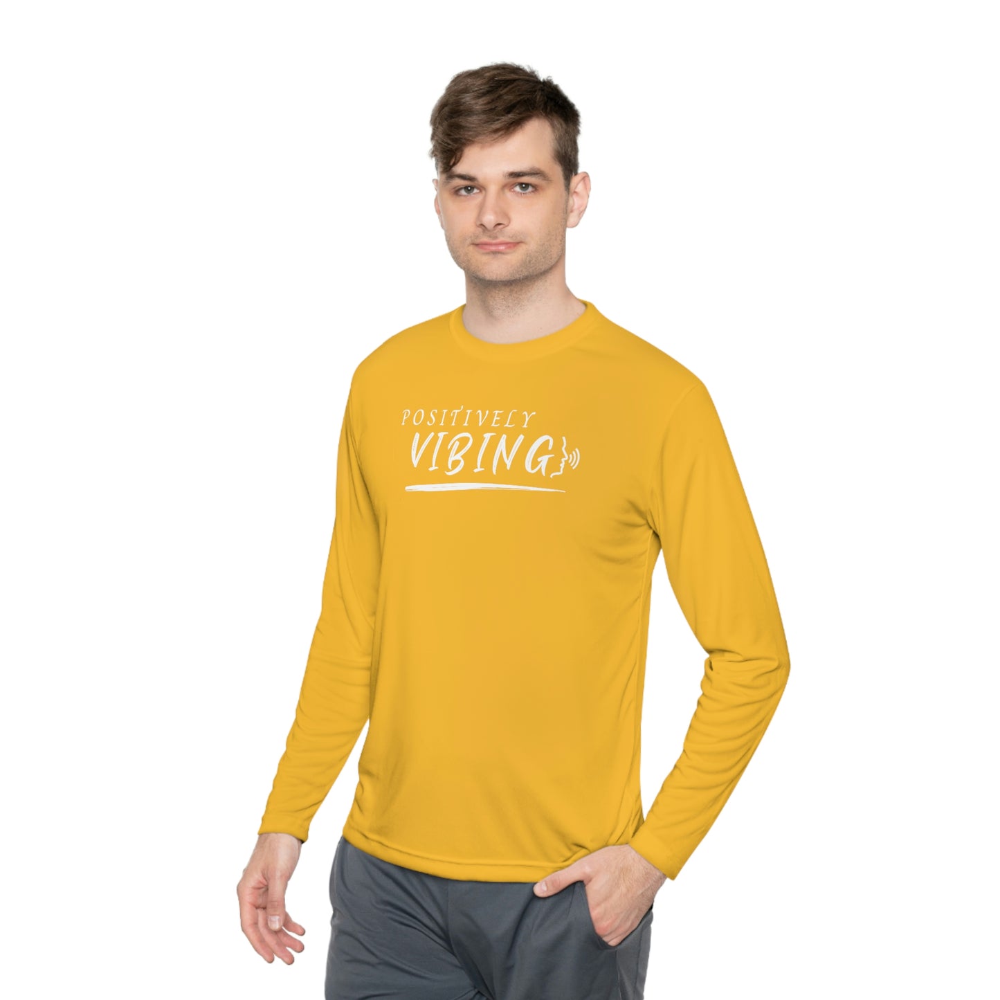 Vibe, Unisex Lightweight Long Sleeve Tee