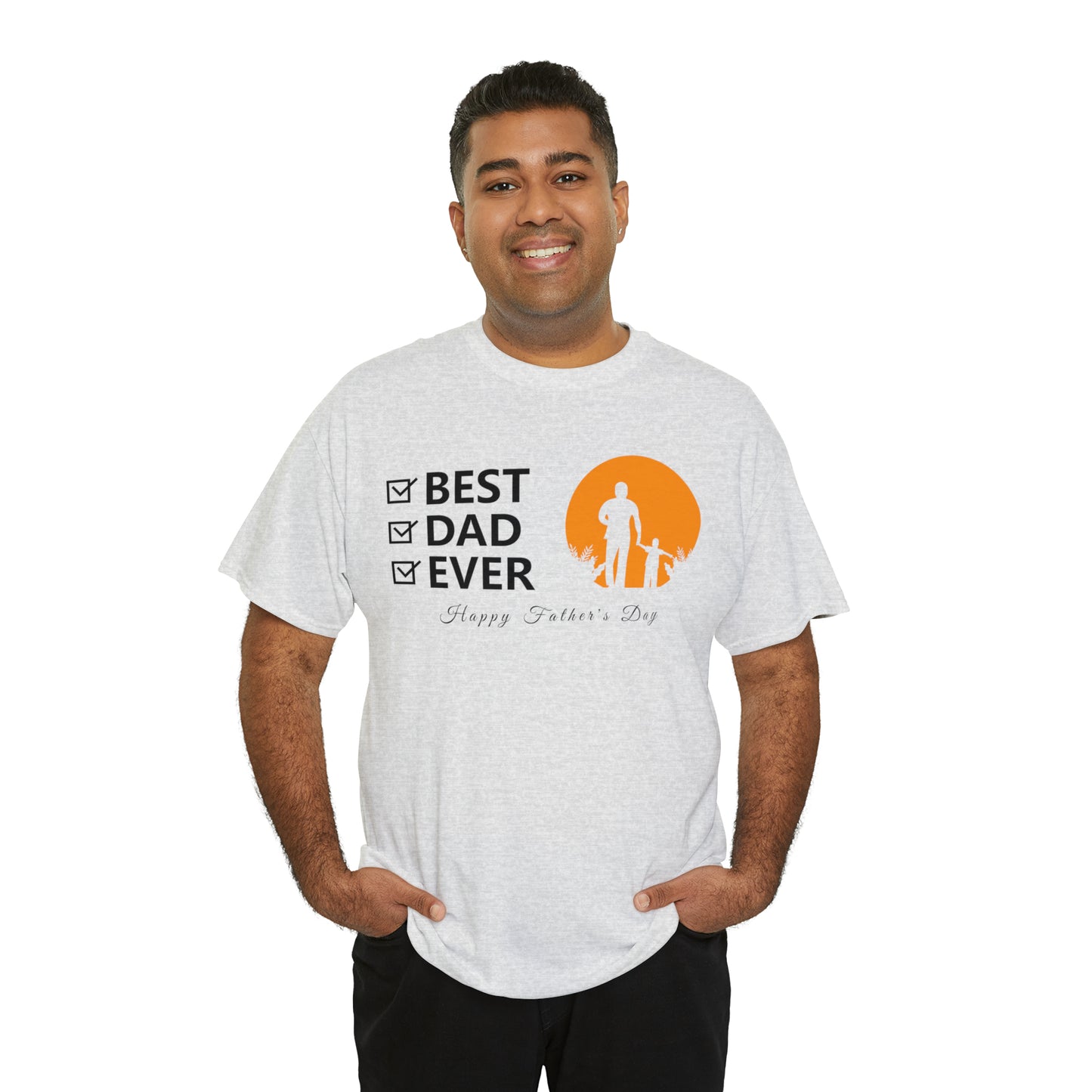 Exotic Print Father's Day Unisex Heavy Cotton Tee