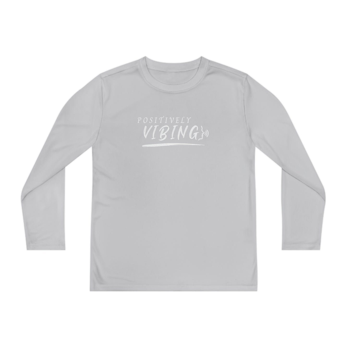 Vibes, Youth Long Sleeve Competitor Tee