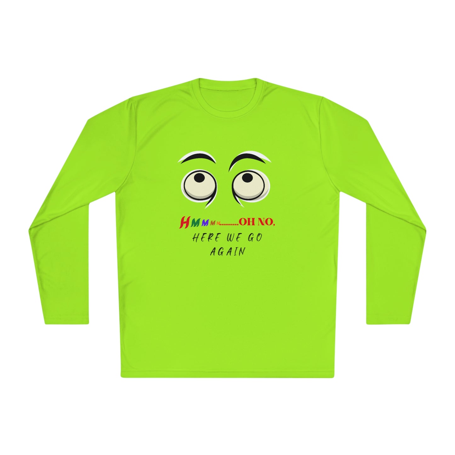 Hmmm, Unisex Lightweight Long Sleeve Tee