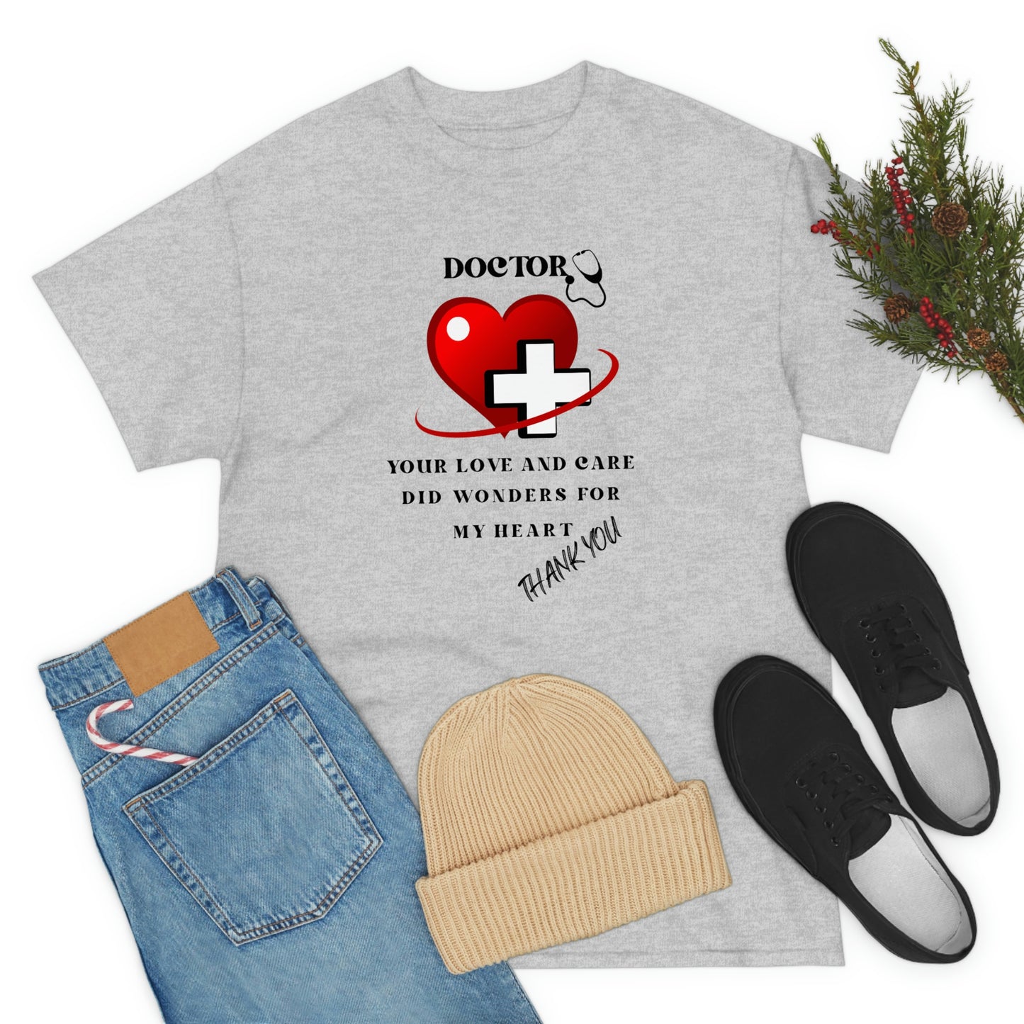 Medical, CVICU, EKG, Unisex Heavy Cotton Tee